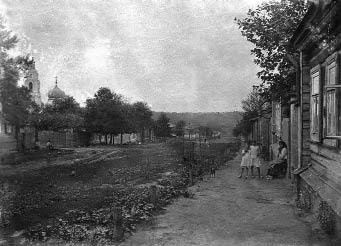 Кирсанов. Монастырская улица. Фото 1911 г.