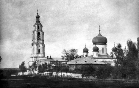 Тихвинская церковь Тихвино-Богородицкого женского монастыря г. Кирсанова. Фото 1911 г.