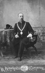 Городской голова Кирсанова Василий Пантелеймонович Свиридов. 1910 г.